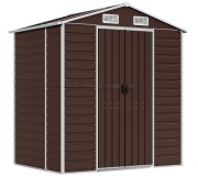 Сарай-хозблок VidaXL 3188264 191x130x198 (Brown)