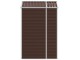 Сарай-хозблок VidaXL 3188264 191x130x198 (Brown)