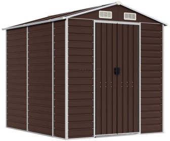 Сарай-хозблок VidaXL 3188265 191x215x198 (Brown)