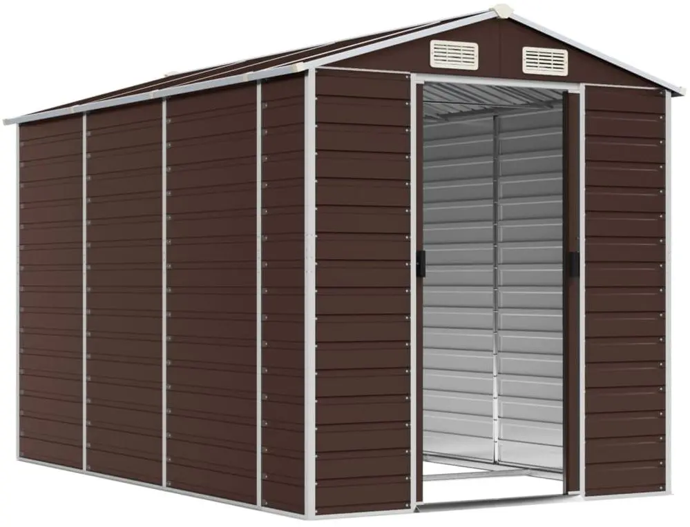 Сарай-хозблок VidaXL 3188266 191x300x198 (Brown)