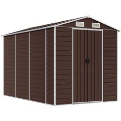 Casuta gradina VidaXL 3188266 191x300x198 (Brown)
