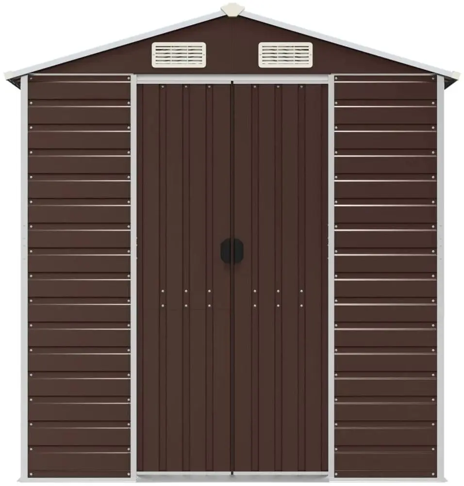 Casuta gradina VidaXL 3188267 191x385x198 (Brown)