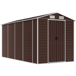 Casuta gradina VidaXL 3188267 191x385x198 (Brown)