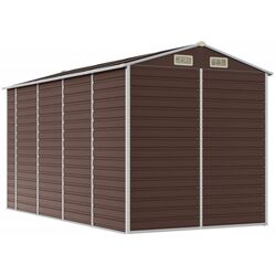 Casuta gradina VidaXL 3188267 191x385x198 (Brown) Thumb