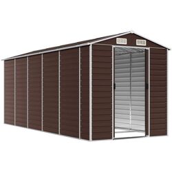 Сарай-хозблок VidaXL 3188268 191x470x198 (Brown) Thumb