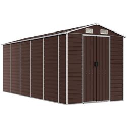 Casuta gradina VidaXL 3188268 191x470x198 (Brown)