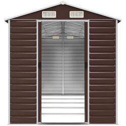 Сарай-хозблок VidaXL 3188268 191x470x198 (Brown) Thumb