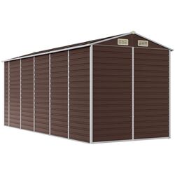 Сарай-хозблок VidaXL 3188268 191x470x198 (Brown) Thumb