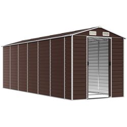 Casuta gradina VidaXL 3188269 191x555x198 (Brown) Thumb