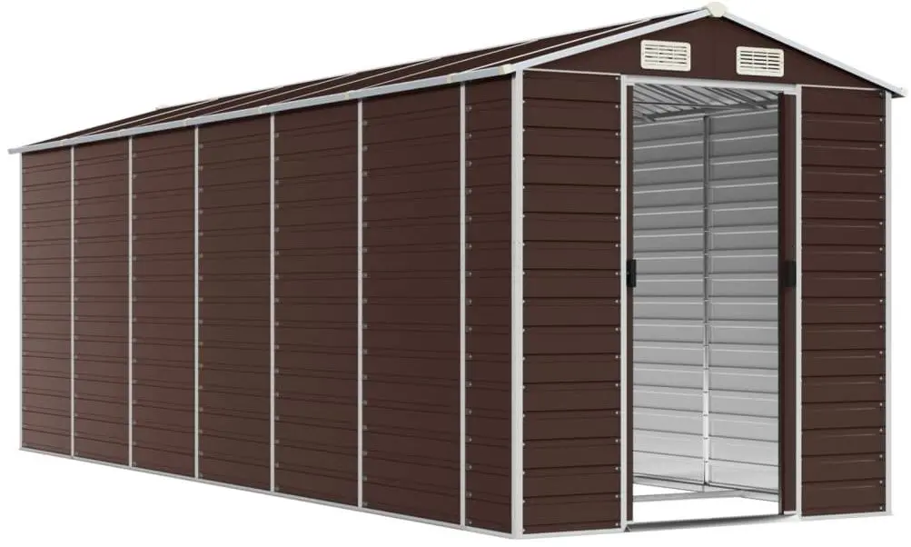 Casuta gradina VidaXL 3188269 191x555x198 (Brown)