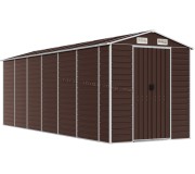 Сарай-хозблок VidaXL 3188269 191x555x198 (Brown)