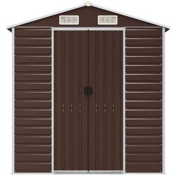 Casuta gradina VidaXL 3188269 191x555x198 (Brown) Thumb