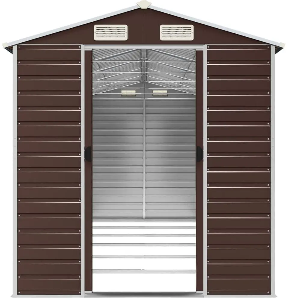 Casuta gradina VidaXL 3188269 191x555x198 (Brown)