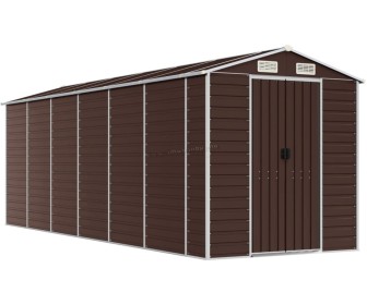 Сарай-хозблок VidaXL 3188269 191x555x198 (Brown)