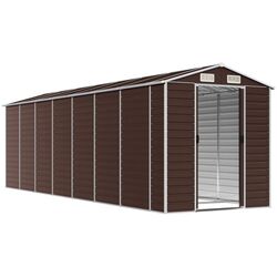 Сарай-хозблок VidaXL 3188270 191x640x198 (Brown) Thumb