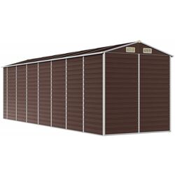 Сарай-хозблок VidaXL 3188270 191x640x198 (Brown) Thumb