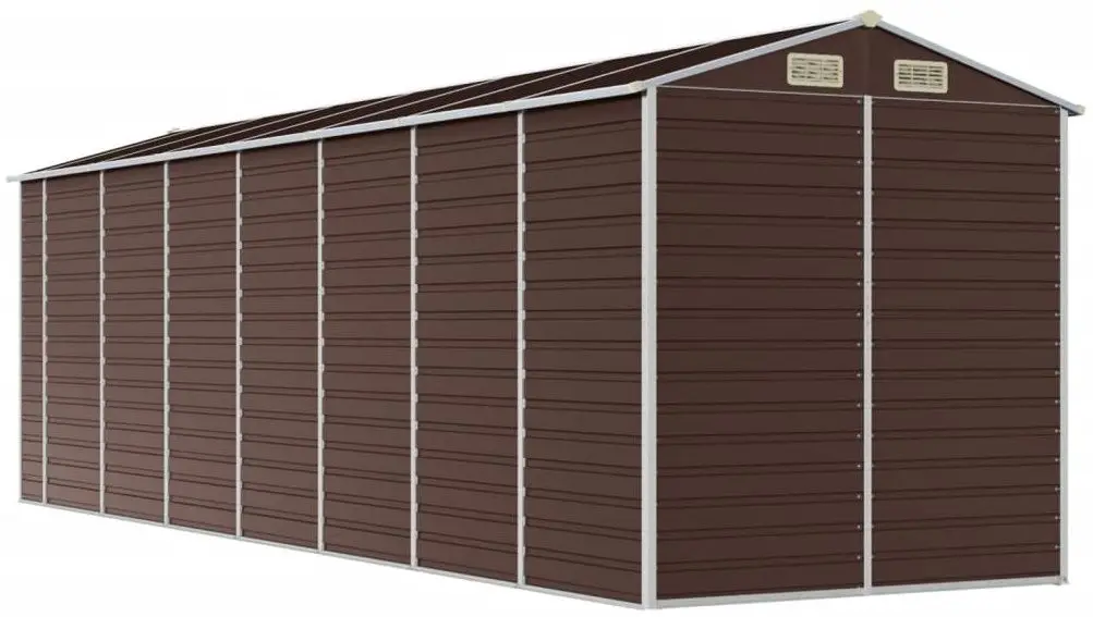 Сарай-хозблок VidaXL 3188270 191x640x198 (Brown)