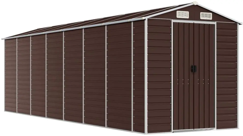 Сарай-хозблок VidaXL 3188270 191x640x198 (Brown)