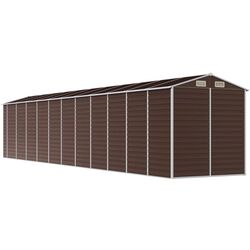 Сарай-хозблок VidaXL 3188274 191x980x198 (Brown) Thumb