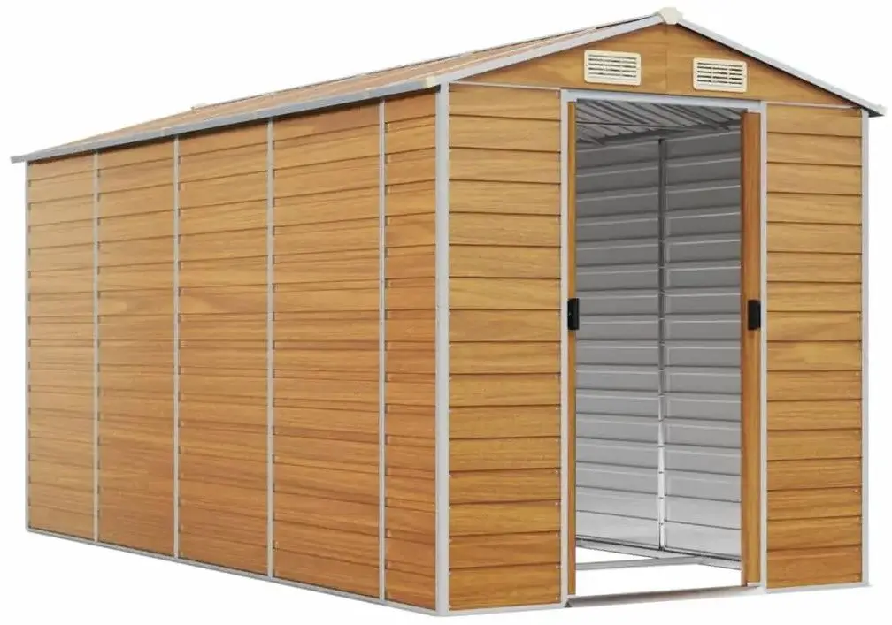 Сарай-хозблок VidaXL 3188278 191x385x198 (Natural)