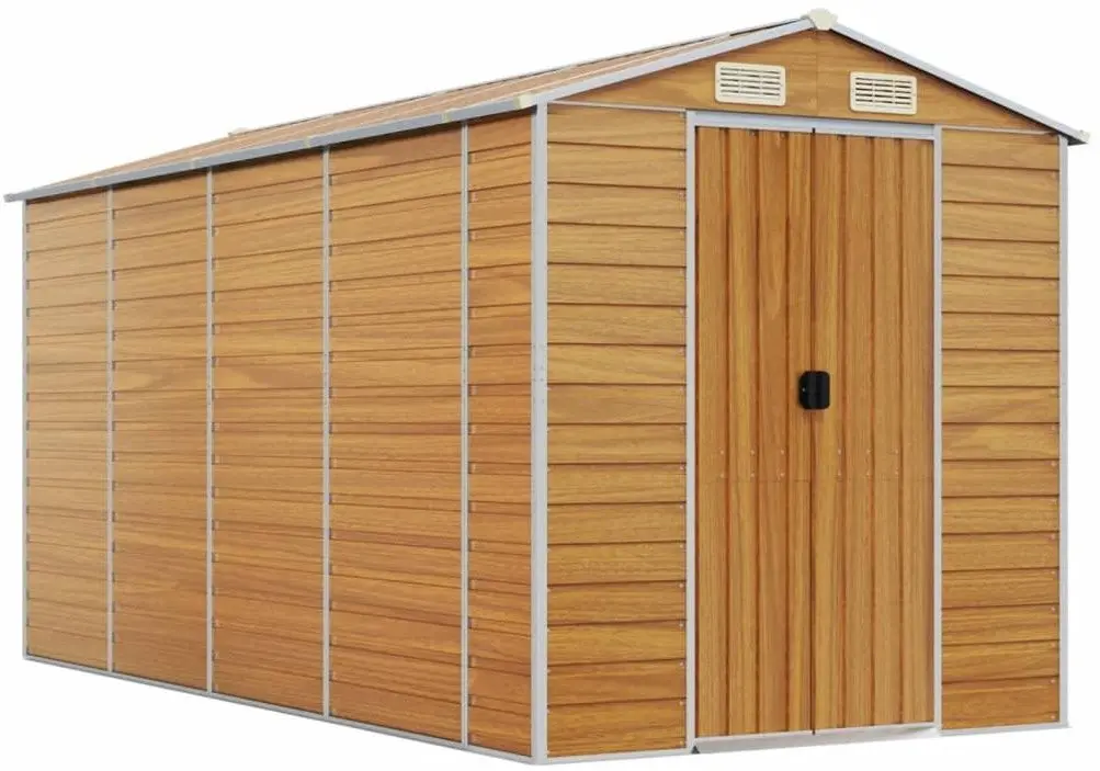 Сарай-хозблок VidaXL 3188278 191x385x198 (Natural)