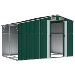 Сарай-хозблок VidaXL 3188286 277x192.5x179 (Green) Thumb