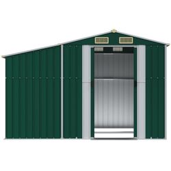 Сарай-хозблок VidaXL 3188286 277x192.5x179 (Green) Thumb