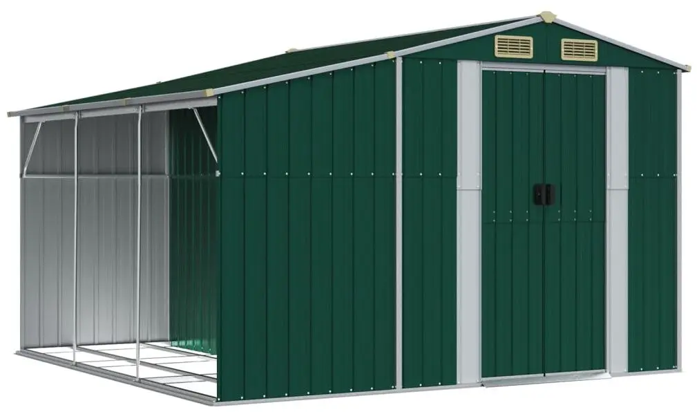 Сарай-хозблок VidaXL 3188287 277x279x179 (Green)