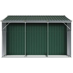 Сарай-хозблок VidaXL 3188287 277x279x179 (Green) Thumb