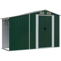 Сарай-хозблок VidaXL 3188287 277x279x179 (Green) Thumb