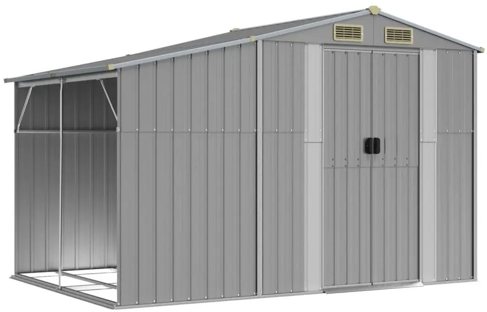 Casuta gradina VidaXL 3188289 277x192.5x179 (Grey)