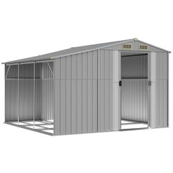 Сарай-хозблок VidaXL 3188290 277x279x179 (Grey) Thumb