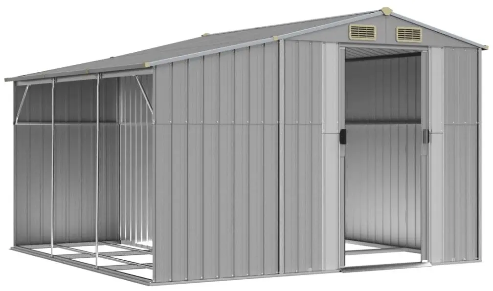 Сарай-хозблок VidaXL 3188290 277x279x179 (Grey)