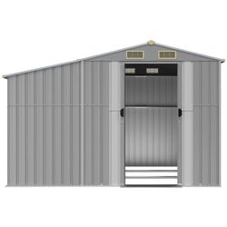 Сарай-хозблок VidaXL 3188290 277x279x179 (Grey) Thumb