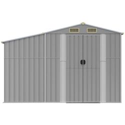 Сарай-хозблок VidaXL 3188291 277x365.5x179 (Grey) Thumb