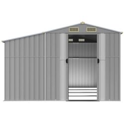 Сарай-хозблок VidaXL 3188291 277x365.5x179 (Grey) Thumb