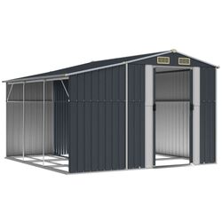 Сарай-хозблок VidaXL 3188293 277x279x179 (Anthracite) Thumb