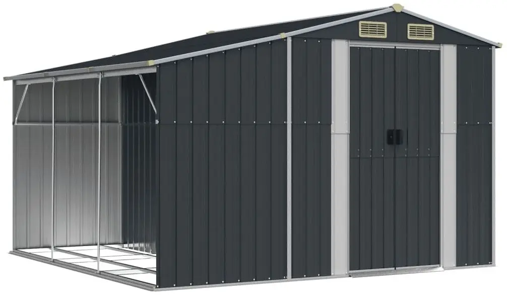 Сарай-хозблок VidaXL 3188293 277x279x179 (Anthracite)