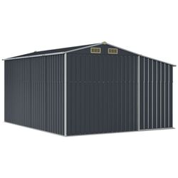 Сарай-хозблок VidaXL 3188294 277x365.5x179 (Anthracite) Thumb