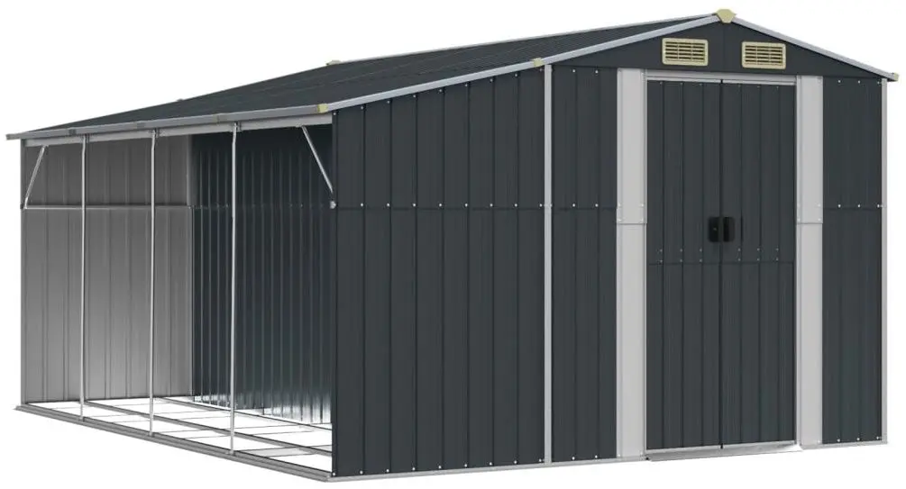 Сарай-хозблок VidaXL 3188294 277x365.5x179 (Anthracite)