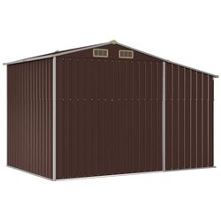 Casuta gradina VidaXL 3188295 277x192.5x179 (Brown) Thumb
