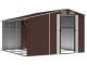 Сарай-хозблок VidaXL 3188296 277x279x179 (Brown)