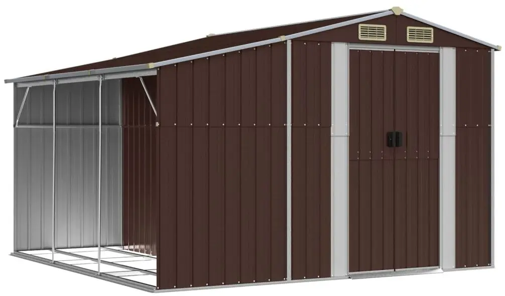 Сарай-хозблок VidaXL 3188296 277x279x179 (Brown)