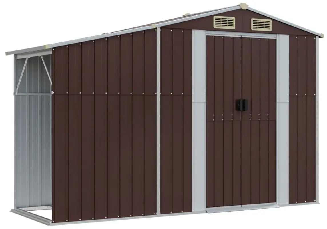 Сарай-хозблок VidaXL 3188297 277x365.5x179 (Brown)