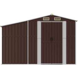 Сарай-хозблок VidaXL 3188297 277x365.5x179 (Brown) Thumb