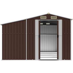 Сарай-хозблок VidaXL 3188297 277x365.5x179 (Brown) Thumb