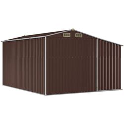 Сарай-хозблок VidaXL 3188297 277x365.5x179 (Brown) Thumb