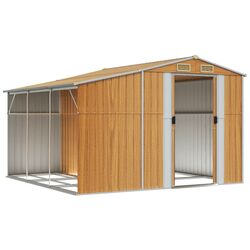 Casuta gradina VidaXL 3188299 277x279x179 (Natural) Thumb