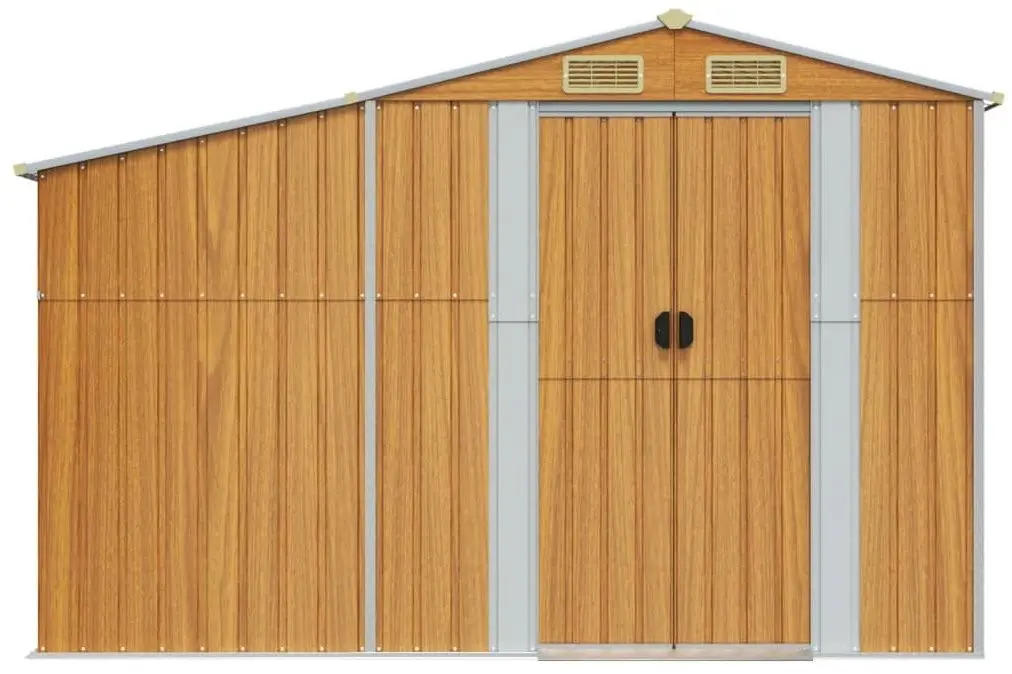 Casuta gradina VidaXL 3188299 277x279x179 (Natural)