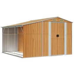 Casuta gradina VidaXL 3188299 277x279x179 (Natural)